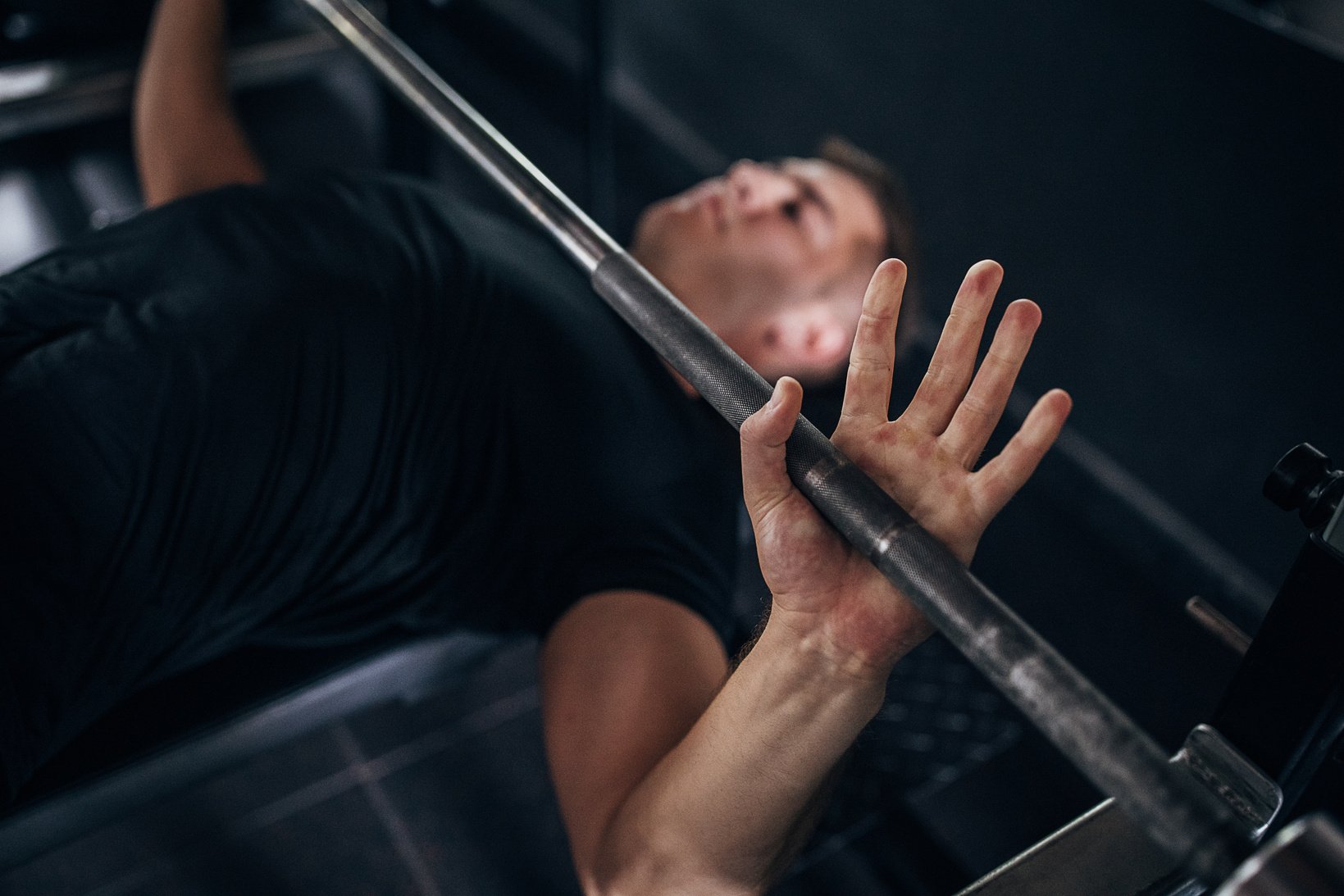 Bench press exercise